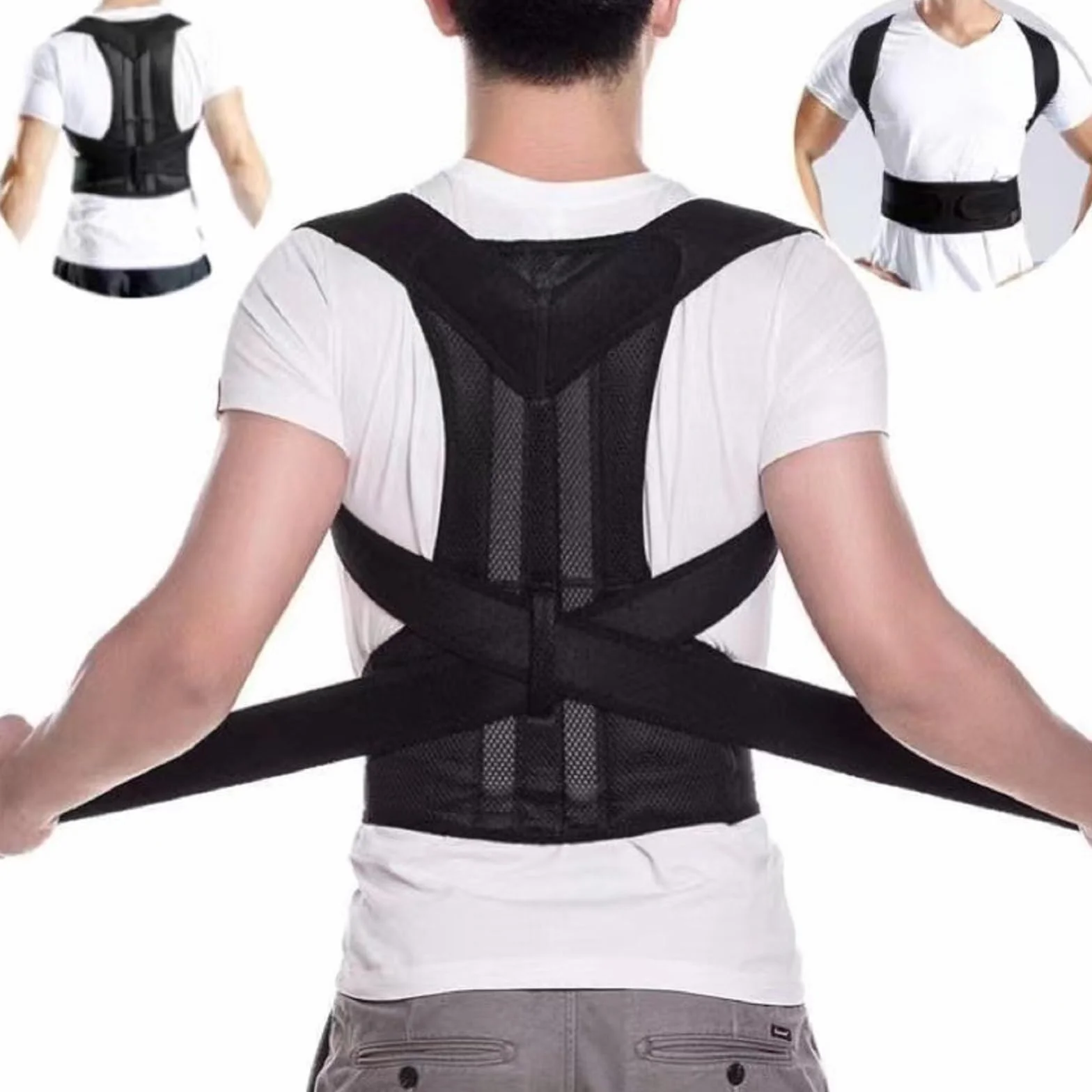 Korektor postawy pleców dla kobiet i mężczyzn, korektor postawy pleców, Back Posture Corrector, podpora pleców korekcyjna