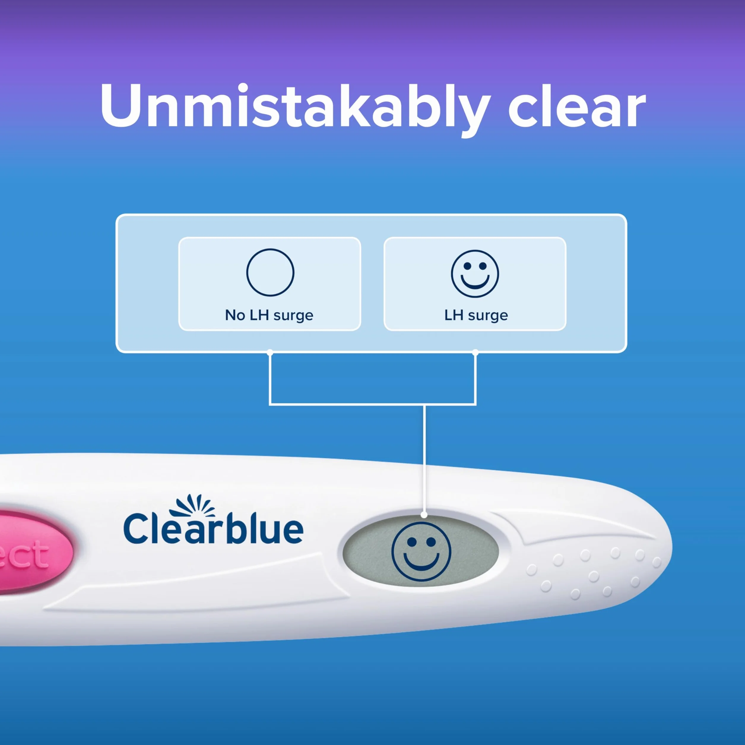 Clearblue Cyfrowy zestaw do testowania owulacji (OPK), znajdź swoje 2 dni szczytowe, 1 uchwyt cyfrowy i 30 testów, wypróbuj BEZPŁATNĄ aplikację Clearblue Period & Cycle Tracker