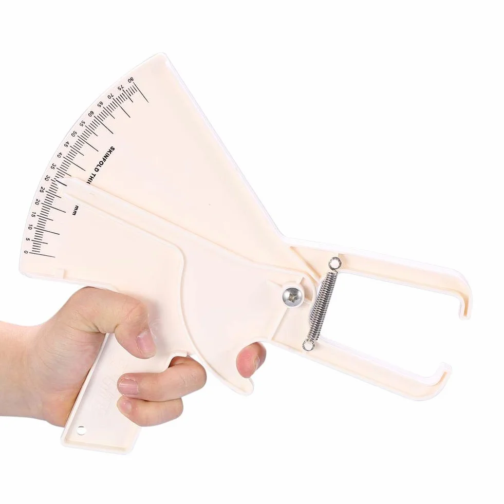Personal Skinfold Caliper 2 kolory 0 – 80 mm pomiar tłuszczu Skinfold Caliper Measure Tester [czarny], suwmiarka pomiarowa tkanki tłuszczowej, narzędzia