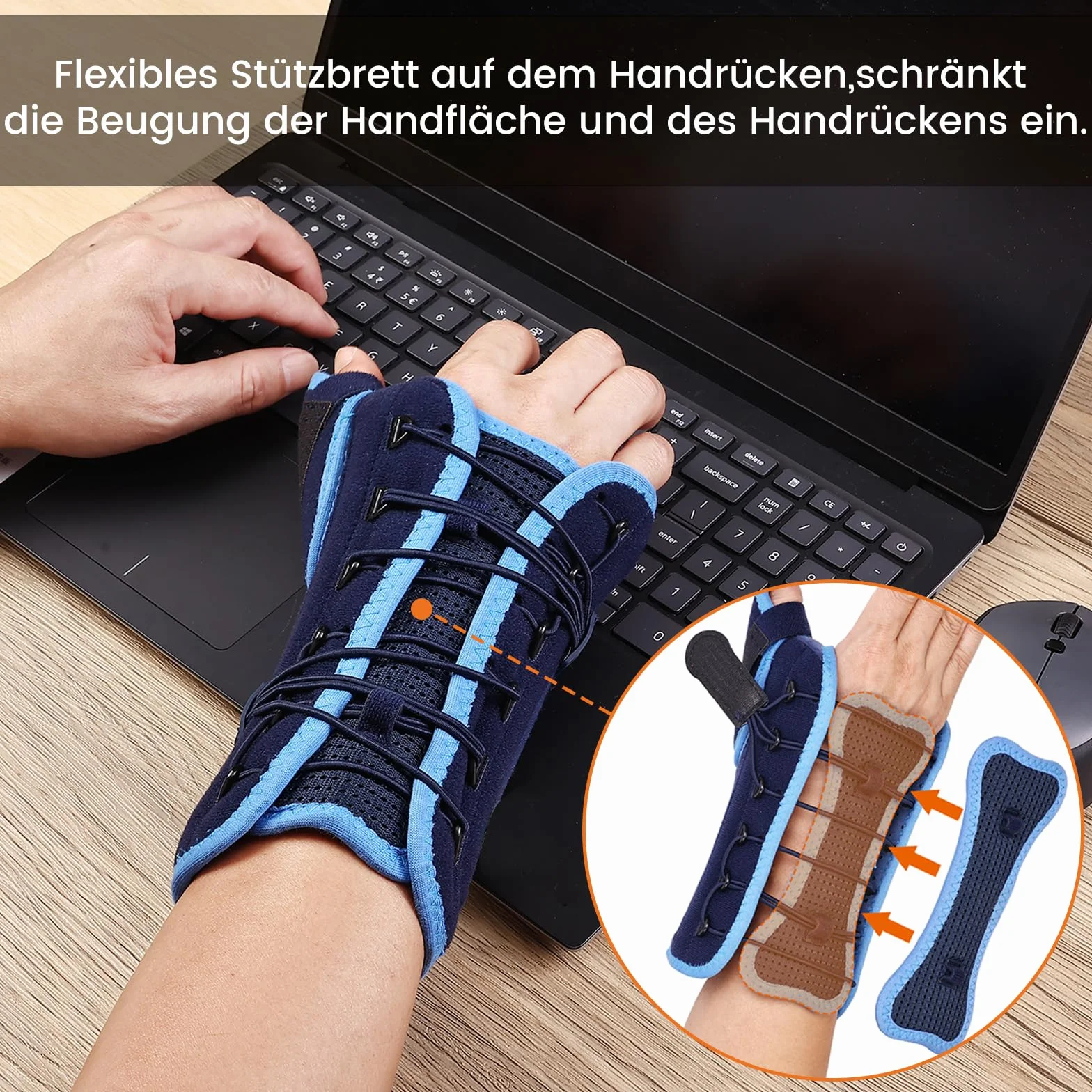 Stabilizator na kciuk z metalową szyną (MR)