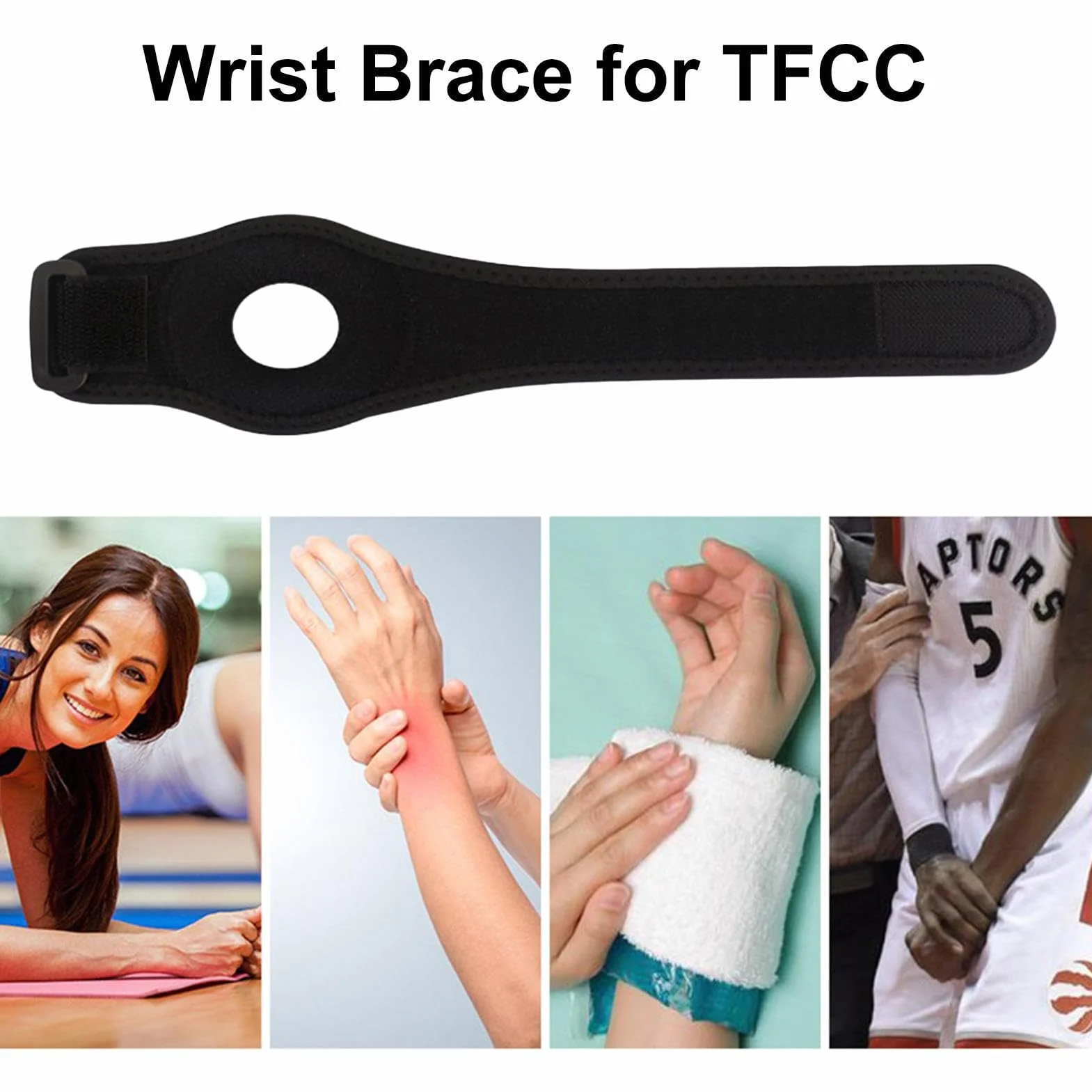 TFCC rozdarcie nadgarstka, nadgarstek nadgarstka, męskie ochraniacze na nadgarstki, wsparcie nocne, na urazy, skręcenie nadgarstka, sport, kubitalny nadgarstek