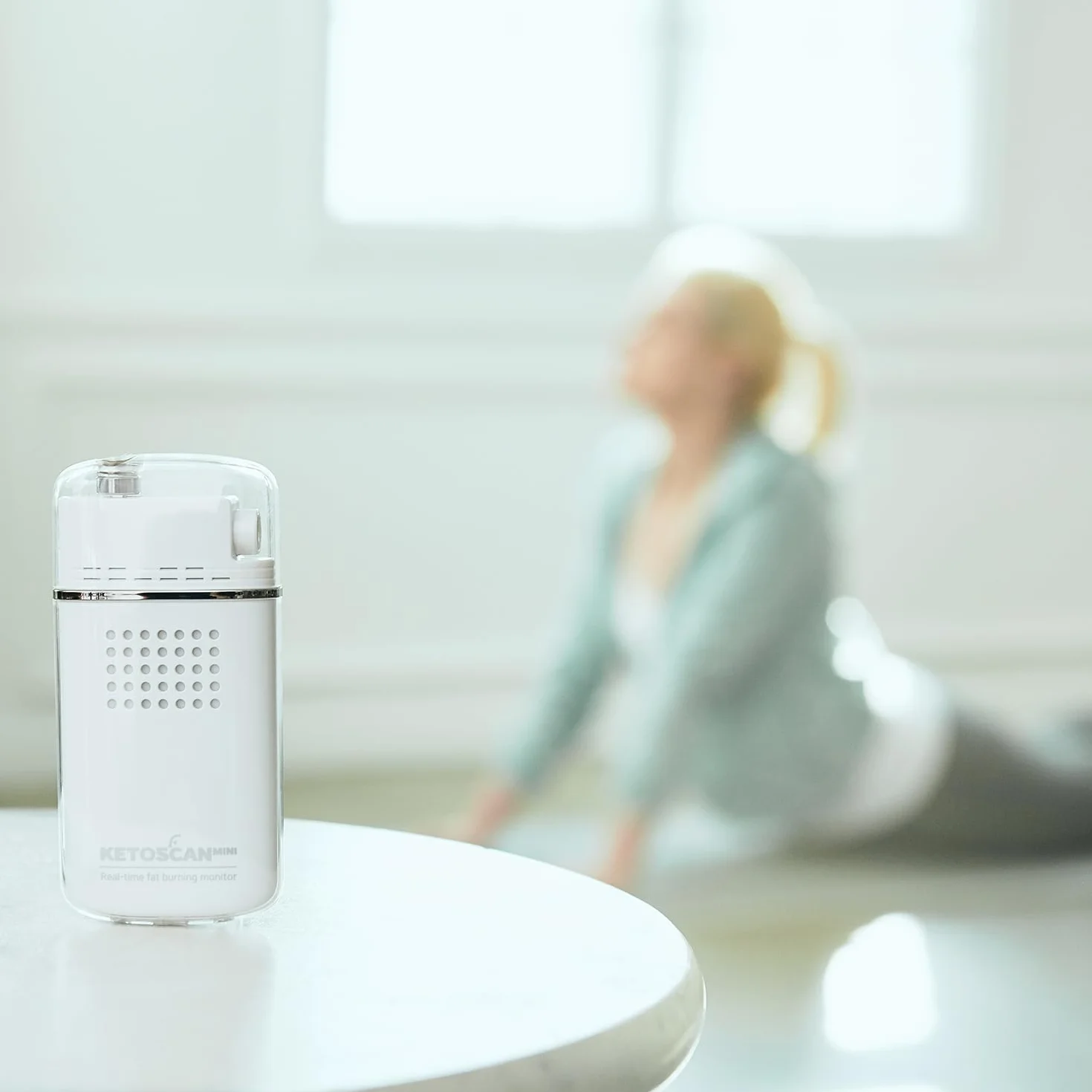 ACE KetoScan mini test ketozy – precyzyjny pomiar ketonów w oddechu – miernik powietrza do diety ketonowej – z aplikacją na smartfon