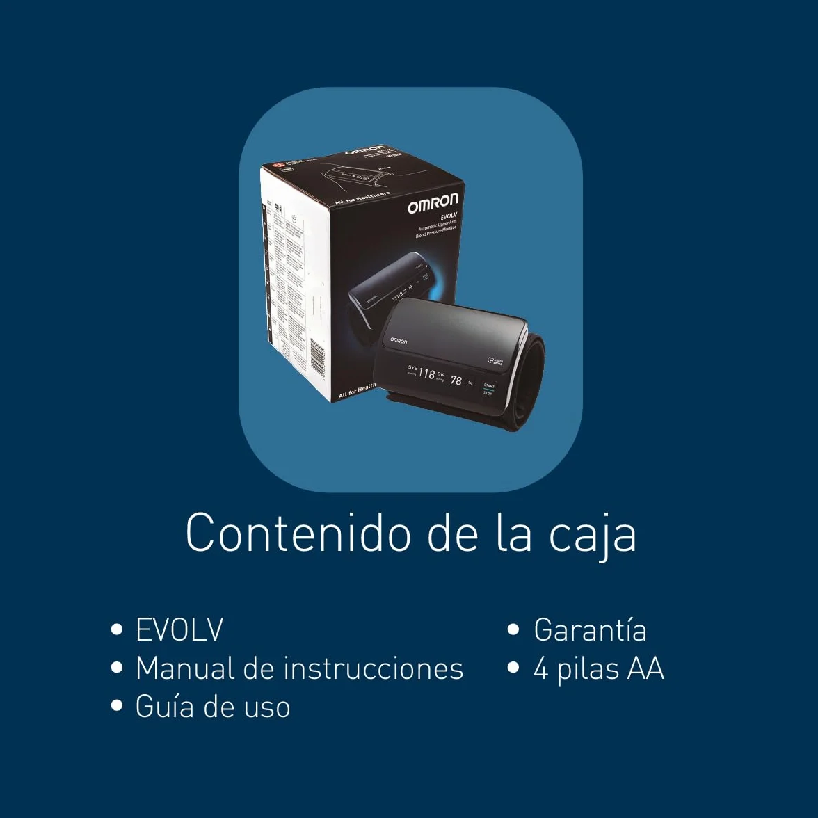 OMRON EVOLV Smart - Bezprzewodowy ciśnieniomierz naramienny z funkcją Bluetooth i bezpłatną aplikacją dla systemów iOS i Android