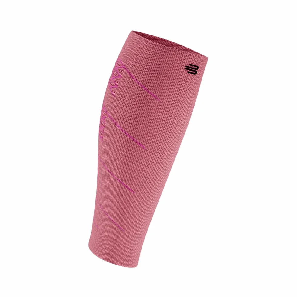 BAUERFEIND Waden Sleeves "Run Performance Compression Sleeve", 1 para bandaży na łydki z kompresją i kropkami 3D, ocieplacze na nogi