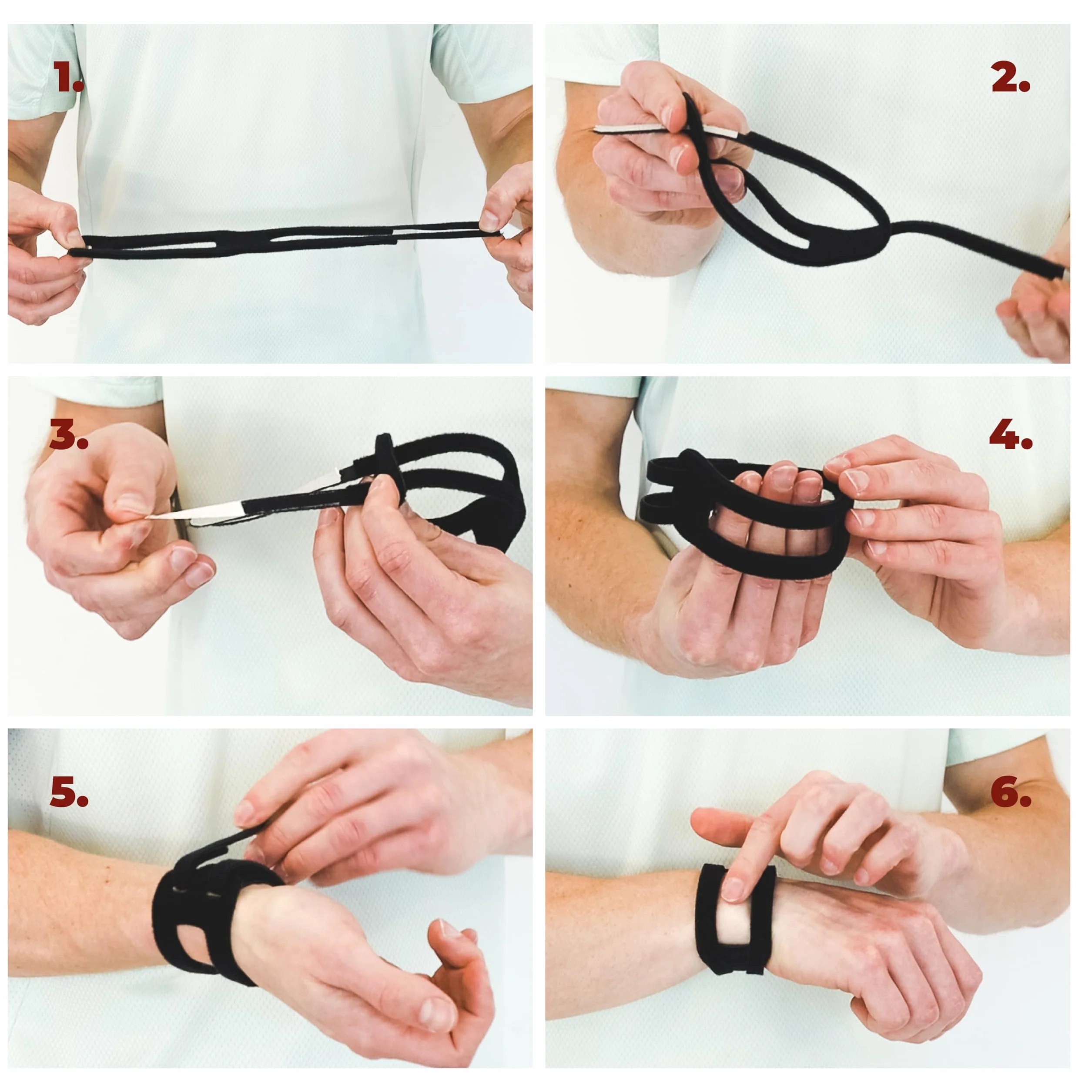 WristWidget® (czarny) Regulowana orteza nadgarstka na łzy TFCC, jeden rozmiar pasuje do większości. Na lewy i prawy nadgarstek, wsparcie dla obciążenia nośnego, ćwiczenia