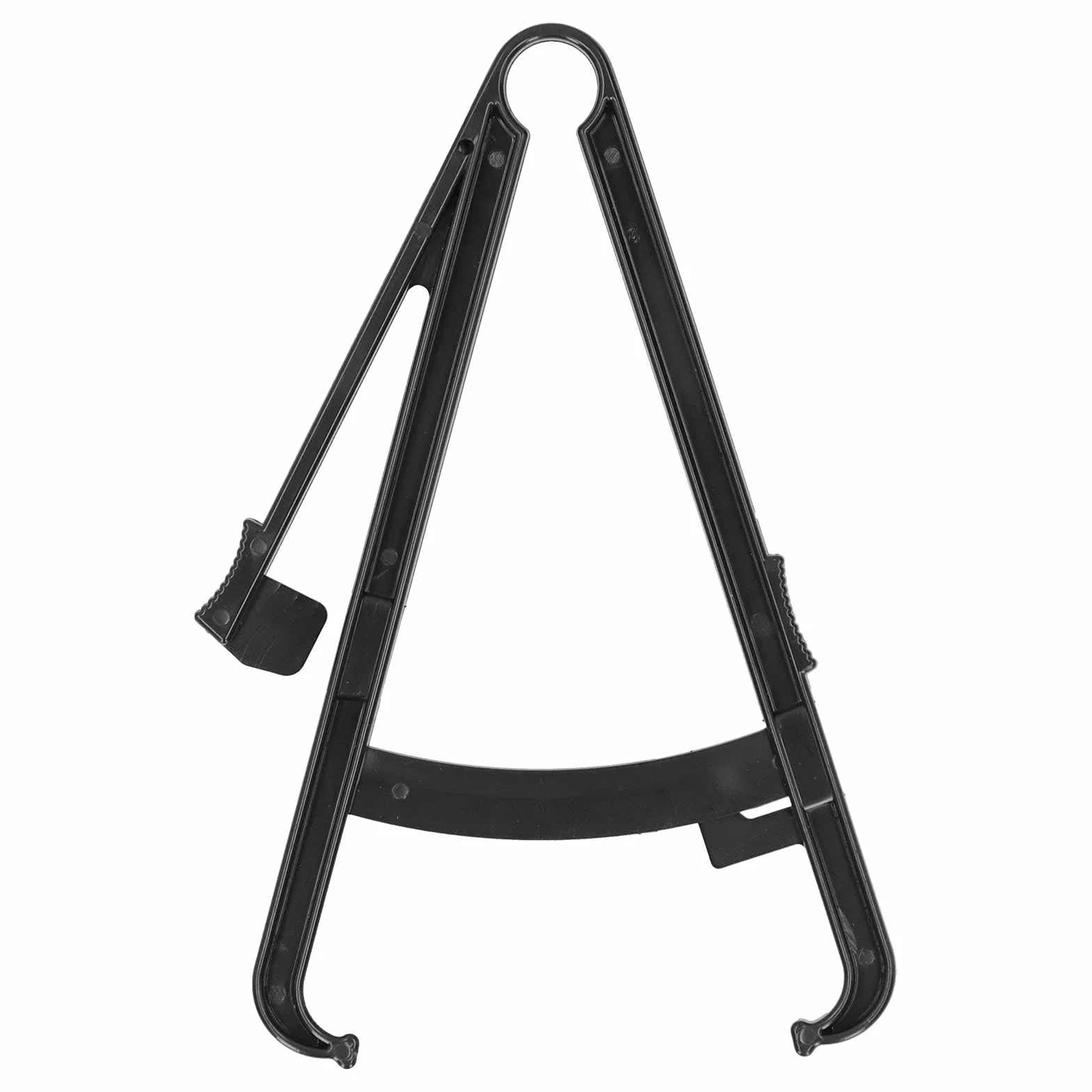 Skinfold Caliper, Fat Measurement Tool Body Fat Caliper, odporność na korozję, do pomiaru tkanki tłuszczowej (czarne centymetrowe siodełko tłuszczowe)