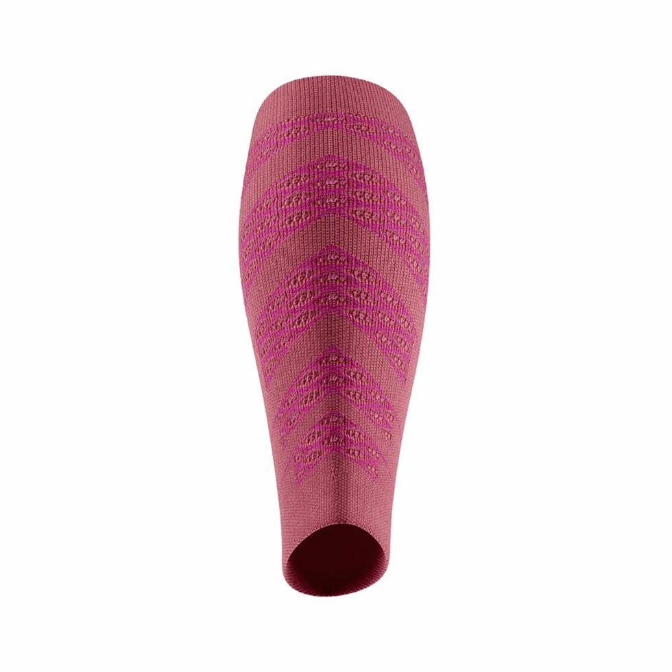 BAUERFEIND Waden Sleeves "Run Performance Compression Sleeve", 1 para bandaży na łydki z kompresją i kropkami 3D, ocieplacze na nogi