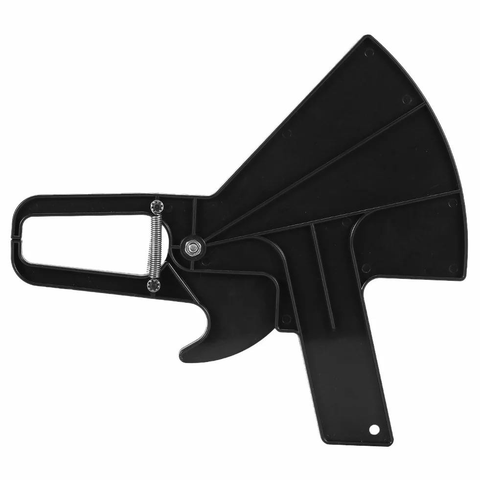 Personal Skinfold Caliper 2 kolory 0 – 80 mm pomiar tłuszczu Skinfold Caliper Measure Tester [czarny], suwmiarka pomiarowa tkanki tłuszczowej, narzędzia