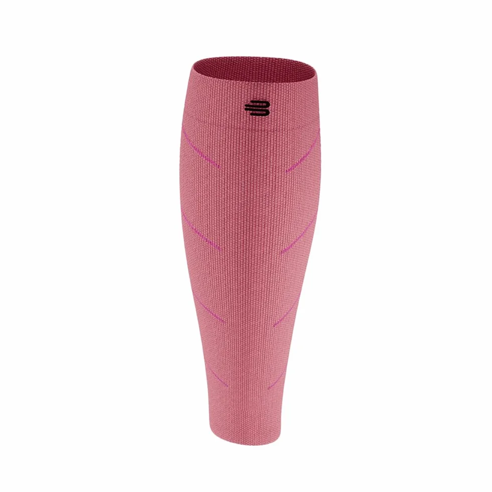 BAUERFEIND Waden Sleeves "Run Performance Compression Sleeve", 1 para bandaży na łydki z kompresją i kropkami 3D, ocieplacze na nogi