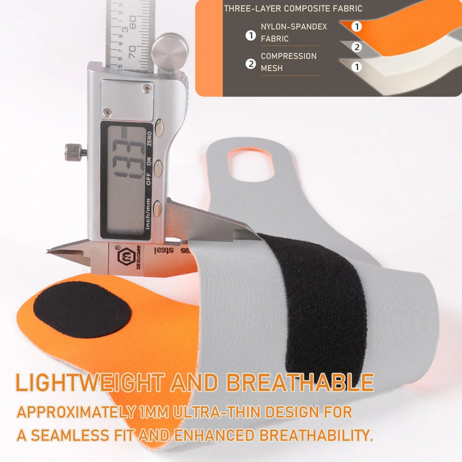 1 para ultracienkich regulowanych opasek na nadgarstek, lewy prawy kciuk dla mężczyzn i kobiet, oddychająca opaska na nadgarstek tenis siłownia, elastyczna opaska na nadgarstek do pracy