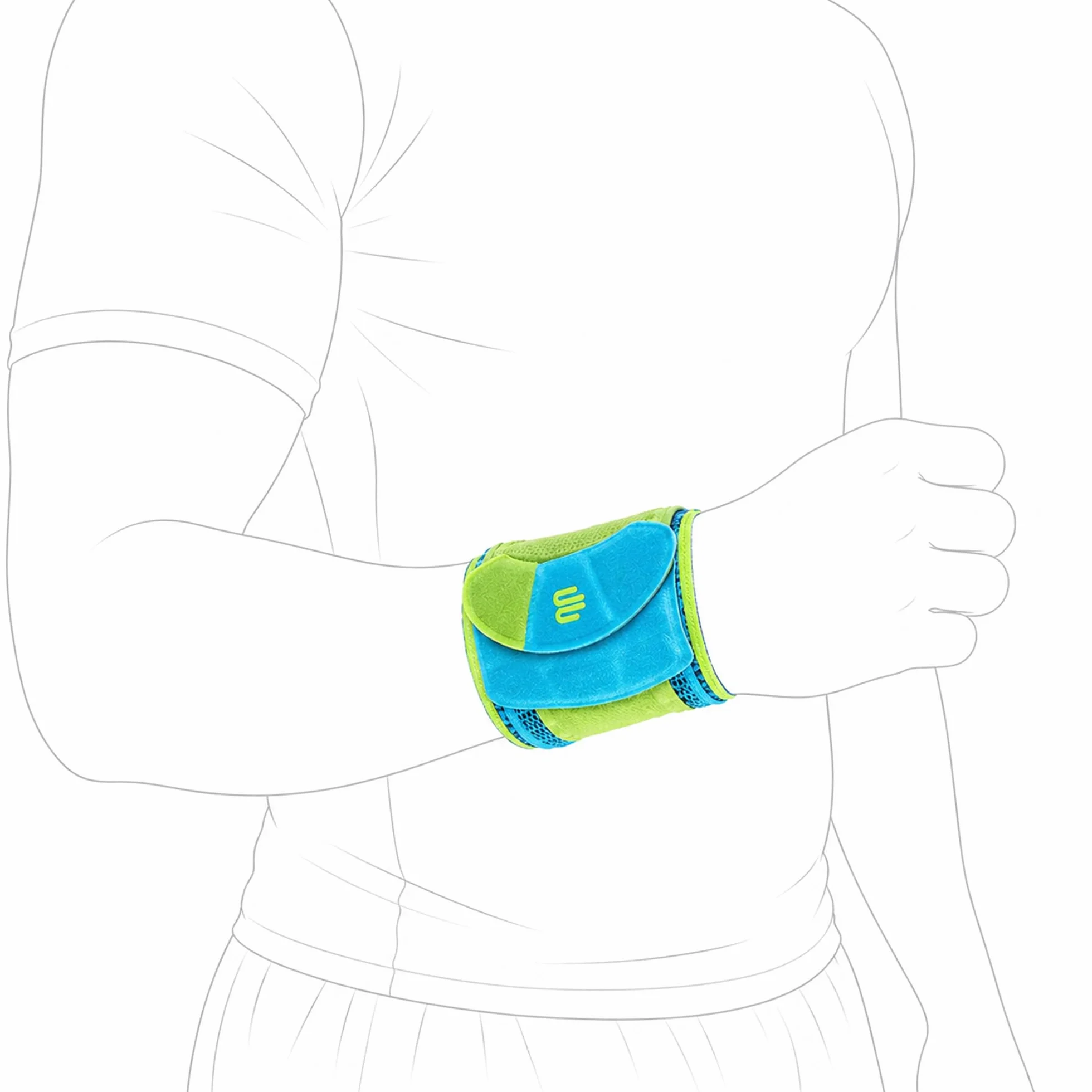 Bauerfeind Opaska na nadgarstek „Wrist Strap“, 1 Opaska Fitness, Unisex