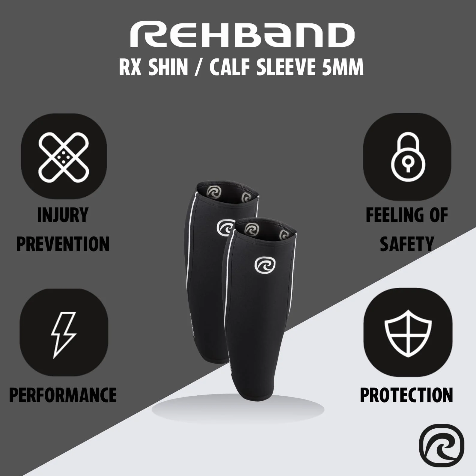Rehband RX rękaw neoprenowy ochraniacz na goleń