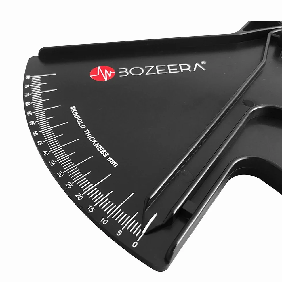 [Suwmiarka tkanki tłuszczowej PRO] / Skinfold Suwmiarka PRO - Zawiera darmowe oprogramowanie, interpretacja wideo i instrukcja w języku polskim - BOZEERA©. Wersja premium do obliczenia procentowego tkanki tłuszczowej.