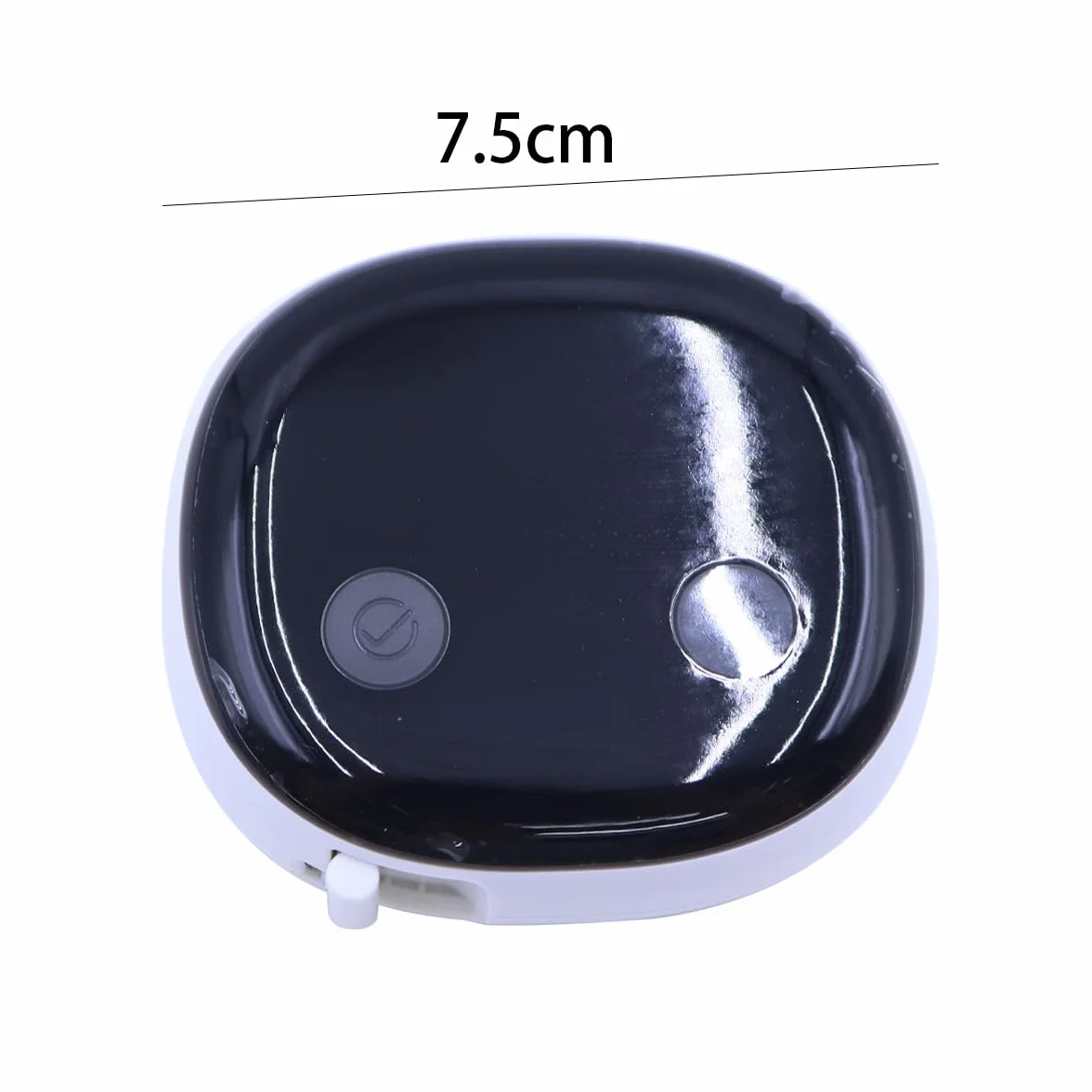Taśma Fitdays Smart Body Tape (czarna) – Bluetooth do pomiaru BMI/tłuszczu, synchronizacja z aplikacją – do pomiaru talii/bioder (fitness)