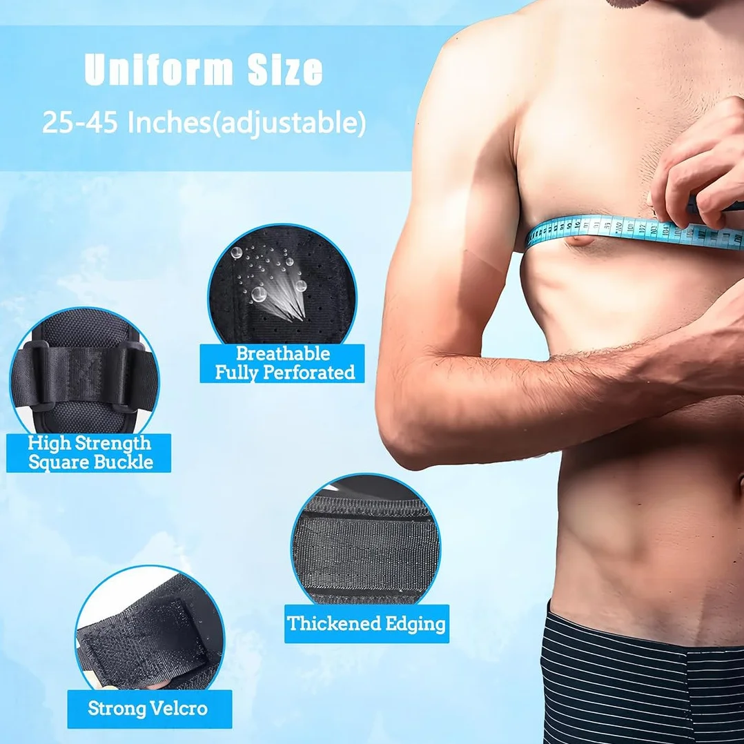 Korekcja postawy pleców, pas korekcyjny postawy, pas na plecy, pas podpierający plecy, regulowany trener postawy dla ramion, karku i pleców, pasek na plecy dla mężczyzn i kobiet