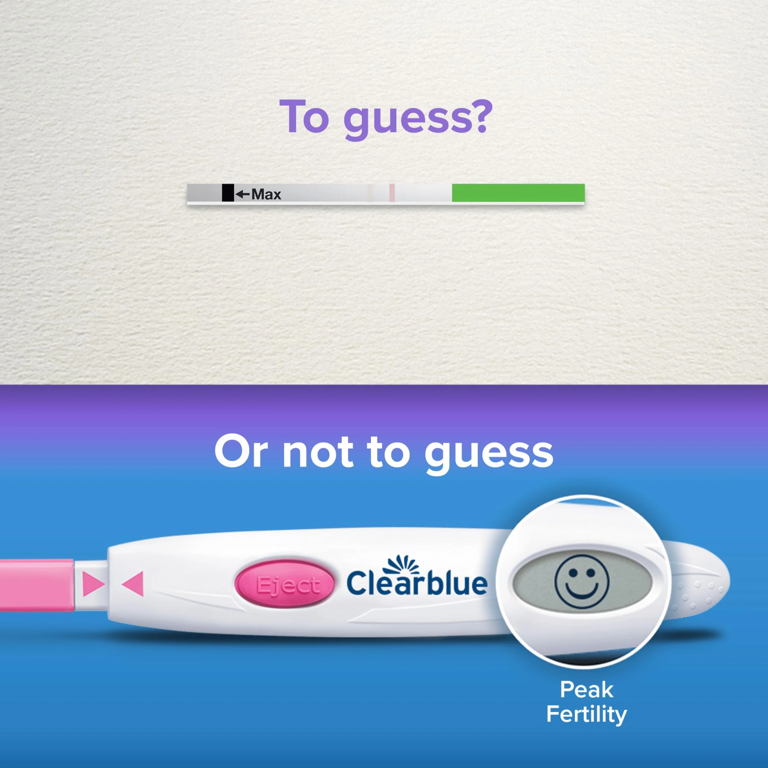 Clearblue Cyfrowy zestaw do testowania owulacji (OPK), znajdź swoje 2 dni szczytowe, 1 uchwyt cyfrowy i 30 testów, wypróbuj BEZPŁATNĄ aplikację Clearblue Period & Cycle Tracker