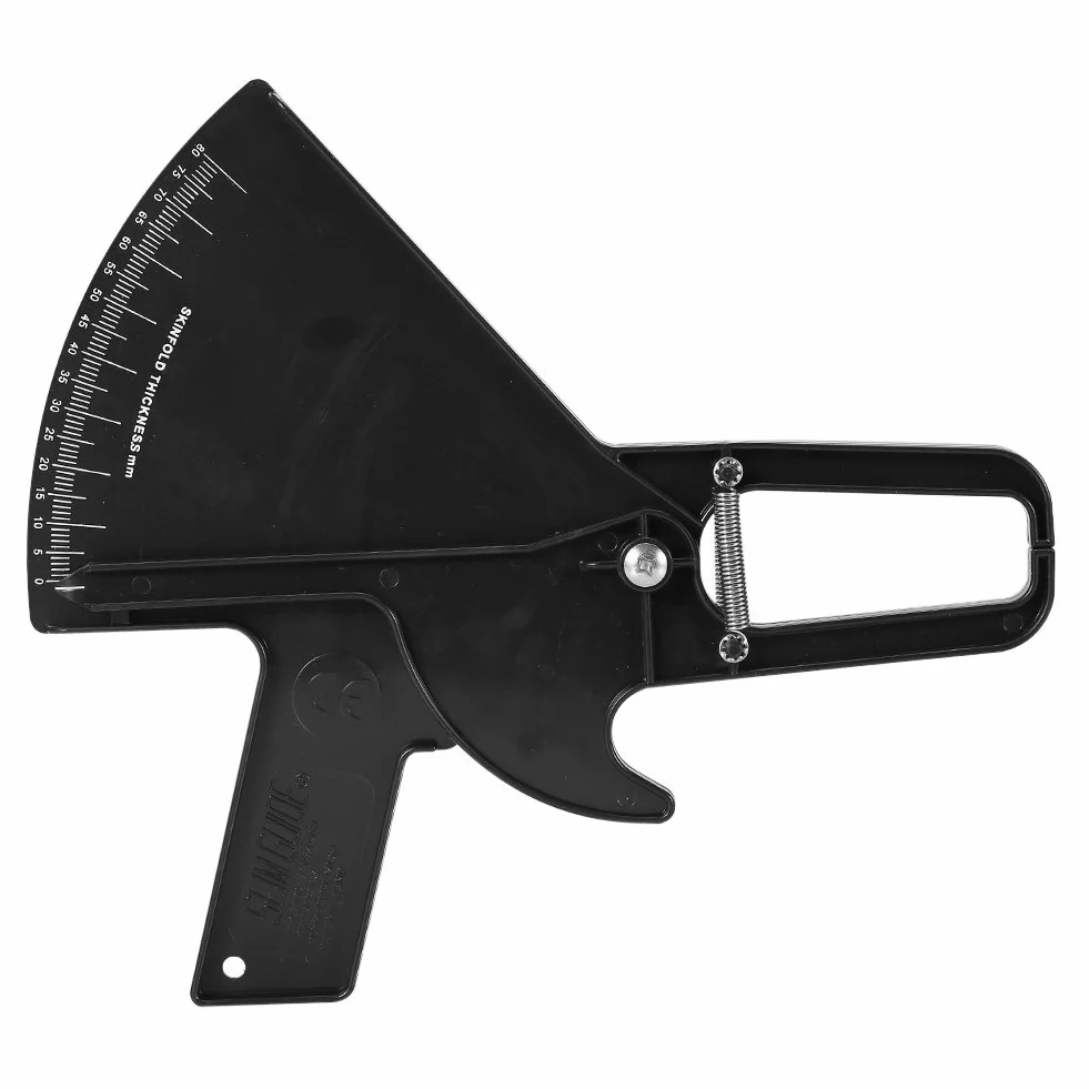 Suwmiarka do Ciała, Suwmiarka do Pomiaru Tkanki Tłuszczowej 0-80 MM, Tester do Pomiaru Utraty Wagi, Suwmiarka do Pomiaru Tkanki Tłuszczowej do Fitnessu 2 Kolory(czarny)