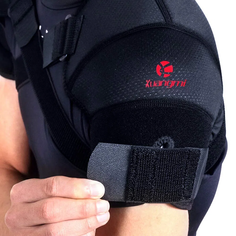 Kuangmi Sport podwójne podparcie na ramiona regulowane czarne 1 sztuka (średnia)