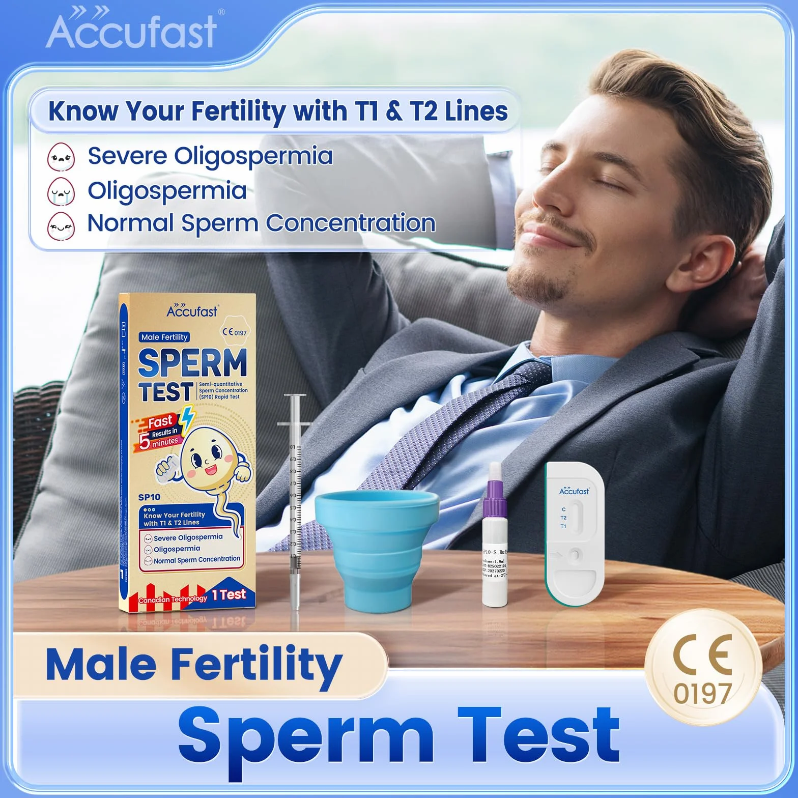 Test płodności dla mężczyzn – wyprodukowano w Kanadzie