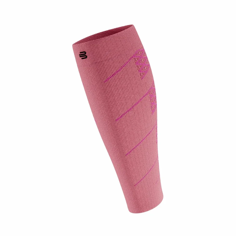 BAUERFEIND Waden Sleeves "Run Performance Compression Sleeve", 1 para bandaży na łydki z kompresją i kropkami 3D, ocieplacze na nogi