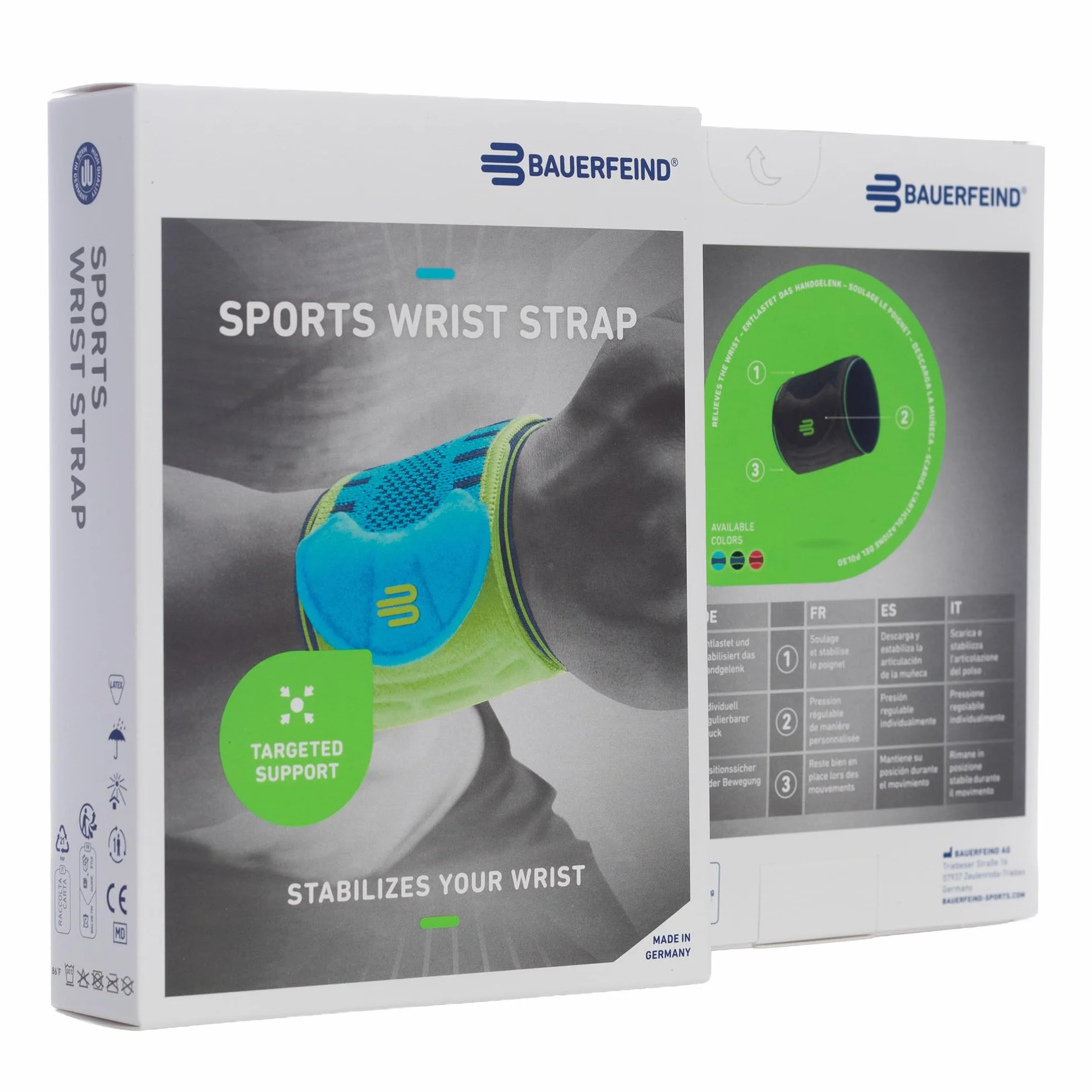 Bauerfeind Opaska na nadgarstek „Wrist Strap“, 1 Opaska Fitness, Unisex