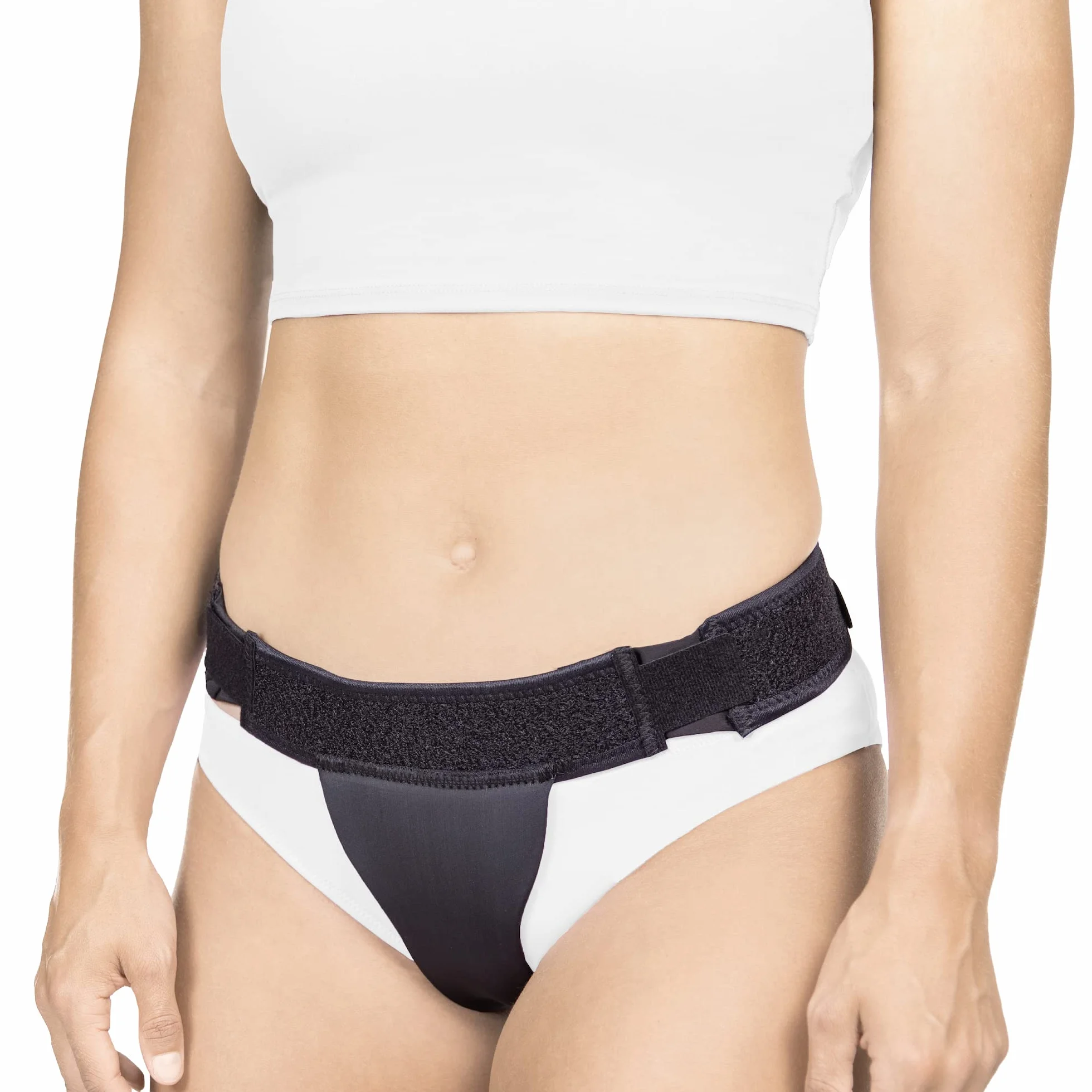 BraceAbility Pelvic Pro - Cinturón de apoyo patentado, original prolapso para el útero para mujeres que tratan la vejiga caída, prolapso uterino, varicoidades vulvares, posparto, disfunción de la