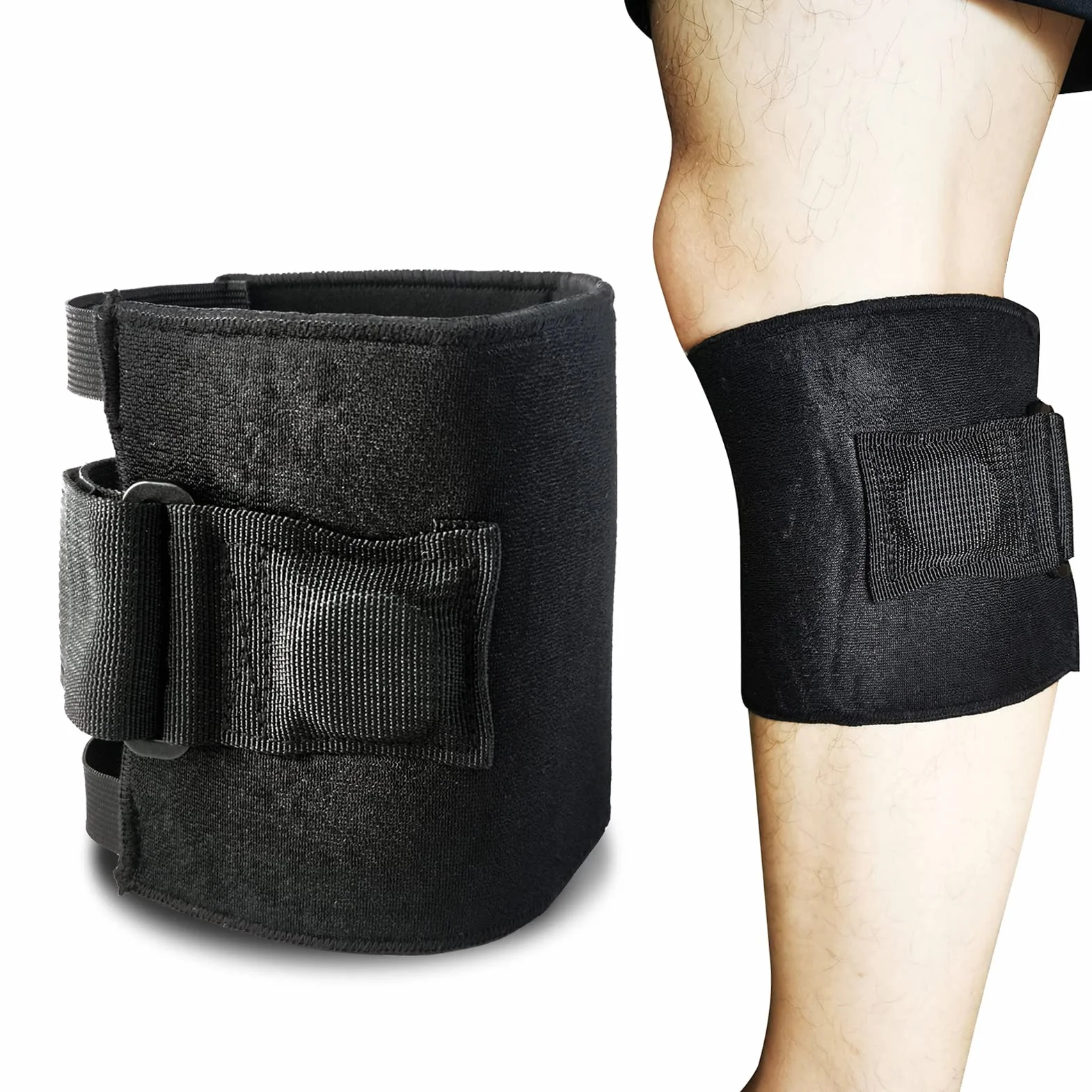 Home Care Wholesale BeACTIVE Akupresura bandaż na łydkę do leczenia pleców, bólu bioder, rwy kulszowej 2 sztuki